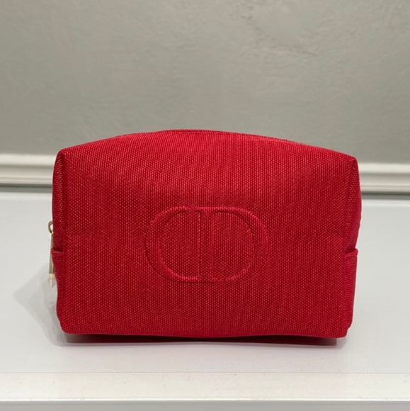 Dior Bags Red Dior Cosmetic Bag Poshmark